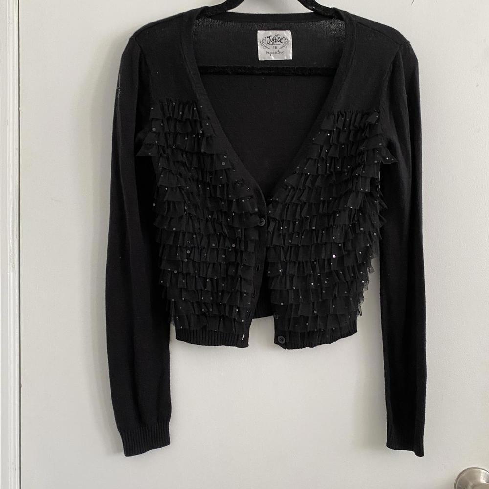 Justice Ruffled Layers Cardigan Cute - Picture 2 of 3